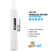 Carregar imagem no visualizador da galeria, 4G Router WIFI Wireless Outdoor 18650 Battery Solar Powerd GSM Sim Card 12V1A Solar IP Camera Security System Wireless AP Bridge