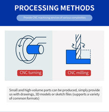 Carregar imagem no visualizador da galeria, nice precision cnc machining service cnc machining parts manufacturer supplier factory custom oem aluminum Stainless steel