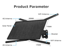Carregar imagem no visualizador da galeria, SECTEC 4G SIM Card Solar Router 20W 20100mAh Battery with Sim Card Slot Outdoor for Trail Camera Security Cam IP66 Waterproof