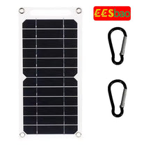 Carregar imagem no visualizador da galeria, Wholesale Solar Panel USB Waterproof Outdoor Hiking Camping Portable Battery Mobile Phone Charging Bank Charging Panel