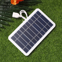 Carregar imagem no visualizador da galeria, Wholesale Solar Panel USB Waterproof Outdoor Hiking Camping Portable Battery Mobile Phone Charging Bank Charging Panel