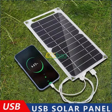 Carregar imagem no visualizador da galeria, Wholesale Solar Panel USB Waterproof Outdoor Hiking Camping Portable Battery Mobile Phone Charging Bank Charging Panel
