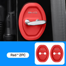 Carregar imagem no visualizador da galeria, 2pc Mute Damping Cushion Silicone Car Door Lock Buckle Cover for BYD Atto 3 Tang F3 E6 Dmi Qin Yuan Song plus EV Dolphin Seagull