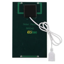 Carregar imagem no visualizador da galeria, Wholesale Solar Panel USB Waterproof Outdoor Hiking Camping Portable Battery Mobile Phone Charging Bank Charging Panel