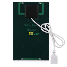 Carregar imagem no visualizador da galeria, Wholesale Solar Panel USB Waterproof Outdoor Hiking Camping Portable Battery Mobile Phone Charging Bank Charging Panel