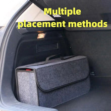 Carregar imagem no visualizador da galeria, Car Trunk Soft Felt Storage Box - Large Anti-Slip Compartment Organizer, Auto Boot Storage Accessories