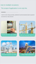Carregar imagem no visualizador da galeria, 100 PCS BVR PV Solar Photovoltaic Ground Wire with Terminal 14/12/10AWG Earth Wire Hole 5/6/8mm Yellow-Green Copper Earth Cable