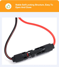 Carregar imagem no visualizador da galeria, XT60 Solar Cable 12AWG PV Extension Wire with XT60 Connector for Solar Panel Power System Drone 