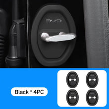 Carregar imagem no visualizador da galeria, 2pc Mute Damping Cushion Silicone Car Door Lock Buckle Cover for BYD Atto 3 Tang F3 E6 Dmi Qin Yuan Song plus EV Dolphin Seagull