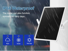 Carregar imagem no visualizador da galeria, 15W Solar Wireless WiFi Repeater 300Mpbs Built-in 20000mAh Battery WiFi Extenders Signal Booster Compatible W/ 2.4G WiFi Router