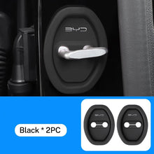 Carregar imagem no visualizador da galeria, 2pc Mute Damping Cushion Silicone Car Door Lock Buckle Cover for BYD Atto 3 Tang F3 E6 Dmi Qin Yuan Song plus EV Dolphin Seagull