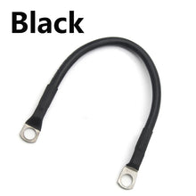 Carregar imagem no visualizador da galeria, Battery Inverter Cable Set 8/ 6/4AWG with Terminals 20/30/40/50/60/100CM Stranded RV Copper Cord Solar Power Connection Wire