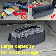 Carregar imagem no visualizador da galeria, Car Trunk Soft Felt Storage Box - Large Anti-Slip Compartment Organizer, Auto Boot Storage Accessories