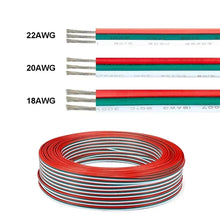 Carregar imagem no visualizador da galeria, 2 3 5 6 4Pin Electric Cable 22 20 18AWG PVC Tinned Copper Wire Electrical Wire For LED Strip Speaker Fan Lights Solar Panel DIY