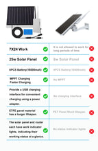 Carregar imagem no visualizador da galeria, 4G Router WIFI Wireless Outdoor 18650 Battery Solar Powerd GSM Sim Card 12V1A Solar IP Camera Security System Wireless AP Bridge