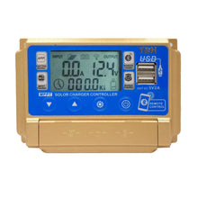 Carregar imagem no visualizador da galeria, Y&H 30A MPPT Solar Charge Controller 12V/24V Auto with LCD Display Bluetooth Connection, Dual USB for GEL,FLD,Lithium Battery