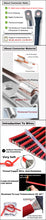 Carregar imagem no visualizador da galeria, 10 8 7 6 4 2 0AWG Red And Black Super Soft Silicone Tinned Copper Wire Cable With M6 M8 M10 Terminal Lug For Inverter Car Solar