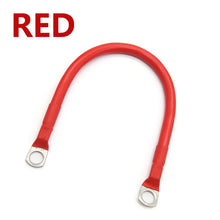 Carregar imagem no visualizador da galeria, Battery Inverter Cable Set 8/ 6/4AWG with Terminals 20/30/40/50/60/100CM Stranded RV Copper Cord Solar Power Connection Wire