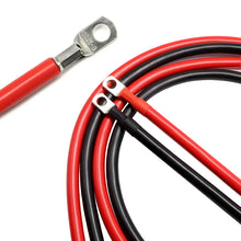 Carregar imagem no visualizador da galeria, Battery Inverter Cable Set 8/ 6/4AWG with Terminals 20/30/40/50/60/100CM Stranded RV Copper Cord Solar Power Connection Wire