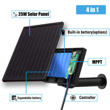 Carregar imagem no visualizador da galeria, 4G Router WIFI Wireless Outdoor 18650 Battery Solar Powerd GSM Sim Card 12V1A Solar IP Camera Security System Wireless AP Bridge

