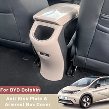 Carregar imagem no visualizador da galeria, Car Central Armrest Boxs Cover for Byd Seagull 22 23 24 Abs Auto Console Armrest Box Panel Lower Anti Kick Protective Accessorie
