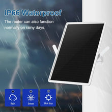 Carregar imagem no visualizador da galeria, 15W Solar Wireless WiFi Repeater 300Mpbs Built-in 20000mAh Battery WiFi Extenders Signal Booster Compatible W/ 2.4G WiFi Router
