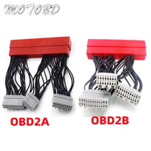 Carregar imagem no visualizador da galeria, Optional OBD2A OBD2B to OBD1 Harness For Honda Car Vehicle Replace ECU Jumper Conversion Wiring Wire Harness
