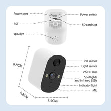Carregar imagem no visualizador da galeria, XVIM 1080P Solar Security Camera Wireless WiFi 2K Solar Battery Powered Camera HD Home Security Protection PIR Human Detection
