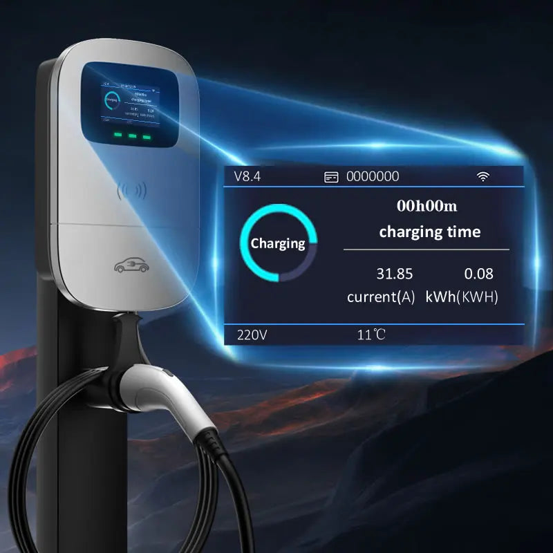 Ships from Brazil Smart 7kW EV Charger Electric vehicle charging station Type 2 Wallbox Electric Car AC Charger 110V 127V 220V