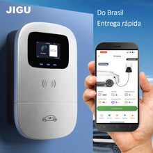Carregar imagem no visualizador da galeria, Ships from Brazil Smart 7kW EV Charger Electric vehicle charging station Type 2 Wallbox Electric Car AC Charger 110V 127V 220V
