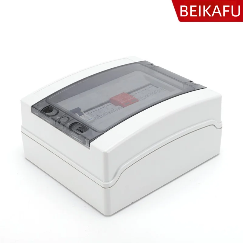 Caja combinadora fotovoltaica Solar con protección contra rayos, 4 entradas, 1 salida, fusible CC 600V, MCB SPD, caja impermeabl