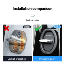 Carregar imagem no visualizador da galeria, 2pc Mute Damping Cushion Silicone Car Door Lock Buckle Cover for BYD Atto 3 Tang F3 E6 Dmi Qin Yuan Song plus EV Dolphin Seagull
