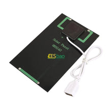 Carregar imagem no visualizador da galeria, Wholesale Solar Panel  USB Waterproof Outdoor Hiking Camping Portable Battery Mobile Phone Charging Bank Charging Panel
