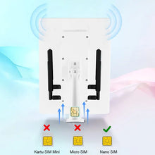 Carregar imagem no visualizador da galeria, Solar Powered 4G LTE Modem Router Solar Powered WiFi Extender 300Mbps 164FT WiFi Range 365 Day Cyclic Power Supply for Camping
