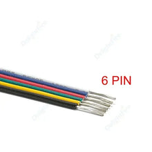 Carregar imagem no visualizador da galeria, 2 3 5 6 4Pin Electric Cable 22 20 18AWG PVC Tinned Copper Wire Electrical Wire For LED Strip Speaker Fan Lights Solar Panel DIY
