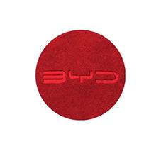 Carregar imagem no visualizador da galeria, For BYD Atto 1 3 dolphin Yuan PLus 2023 Car Steering Wheel Center Sticker Suede Leather Cover Auto Accessories
