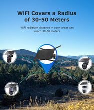 Carregar imagem no visualizador da galeria, SECTEC 4G SIM Card Solar Router 20W 20100mAh Battery with Sim Card Slot Outdoor for Trail Camera Security Cam IP66 Waterproof
