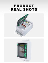 Carregar imagem no visualizador da galeria, VaneAims DC Circuit Breaker Box with UV-Proof Cover Electrical Power Distribution Box 2 in 2 Out PV Solar Disconnect Switch Box
