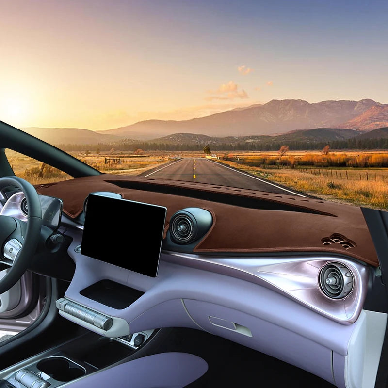For BYD Dolphin 2021 2022 2023 2024 Car Dashboard Sun Shade Cover Instrument Desk Non-slip Mat Accessories