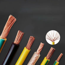 Carregar imagem no visualizador da galeria, 100 PCS BVR PV Solar Photovoltaic Ground Wire with Terminal 14/12/10AWG Earth Wire Hole 5/6/8mm Yellow-Green Copper Earth Cable
