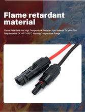 Carregar imagem no visualizador da galeria, XT60 Solar Cable 12AWG PV Extension Wire with XT60 Connector for Solar Panel Power System Drone ﻿
