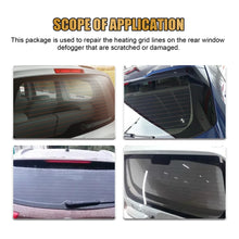 Carregar imagem no visualizador da galeria, Practical Car Conduct Electricity Glue DIY Quick Repair Scratched Broken Defroster Repair Heater Grid Lines Fix Repair

