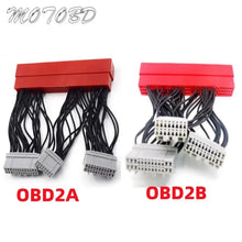 Carregar imagem no visualizador da galeria, Optional OBD2A OBD2B to OBD1 Harness For Honda Car Vehicle Replace ECU Jumper Conversion Wiring Wire Harness
