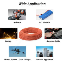 Carregar imagem no visualizador da galeria, Heat Resistant Tinned Copper Cable 18 16 14 12 10 8 6 4 AWG 12V Electrical Silicone Wire For Automotive Car Solar Panel Battery

