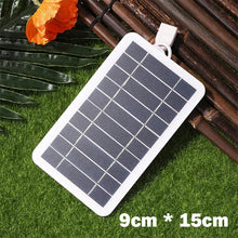 Carregar imagem no visualizador da galeria, Wholesale Solar Panel USB Waterproof Outdoor Hiking Camping Portable Battery Mobile Phone Charging Bank Charging Panel
