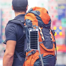 Carregar imagem no visualizador da galeria, Wholesale Solar Panel USB Waterproof Outdoor Hiking Camping Portable Battery Mobile Phone Charging Bank Charging Panel
